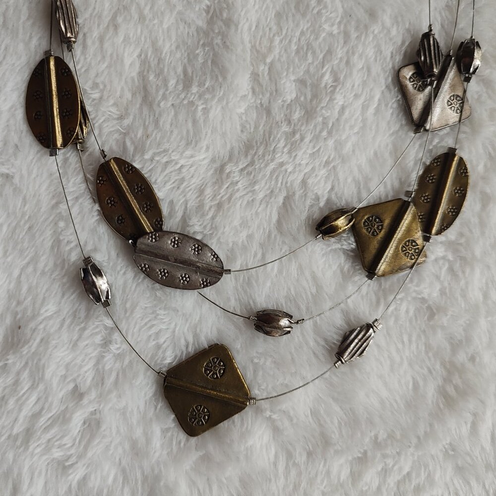 4 Chico's Invisible Floating Layered Multi-Strand… - image 7